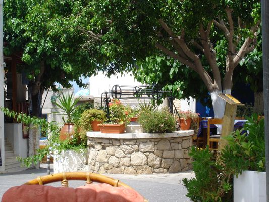 Old well in Chersonissos Village. 